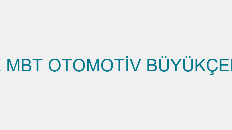 SONAX MBT OTOMOTİV BÜYÜKÇEKMECE