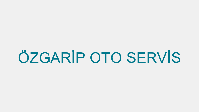 ÖZGARİP OTO SERVİS