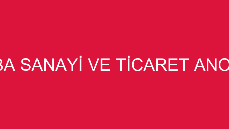 SÜSLER SOBA SANAYİ VE TİCARET ANONİM ŞİRKETİ