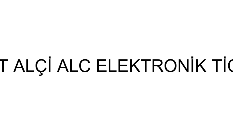 MURAT ALÇİ ALC ELEKTRONİK TİCARET