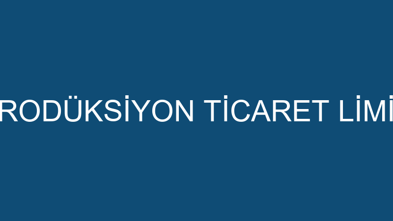 TERA FİLM PRODÜKSİYON TİCARET LİMİTED ŞİRKETİ
