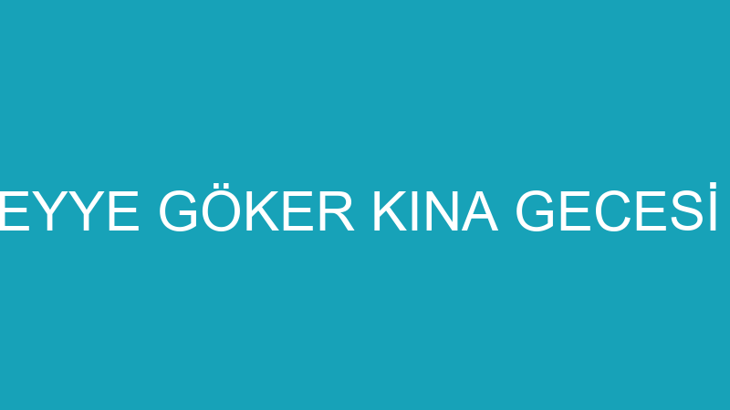 SÜMEYYE GÖKER KINA GECESİ AVM
