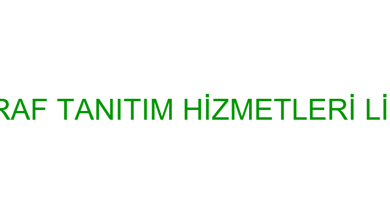 NİSAN FOTOĞRAF TANITIM HİZMETLERİ LİMİTED ŞİRKETİ