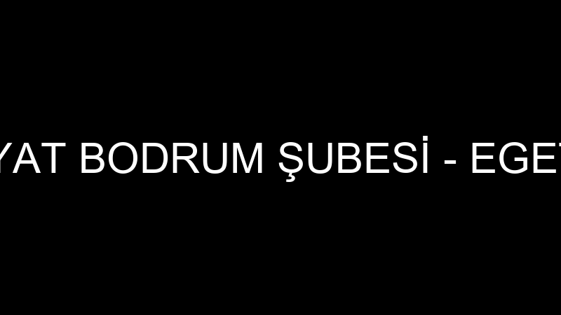 EGE TUR NAKLİYAT BODRUM ŞUBESİ - EGETUR EVDEN EVE