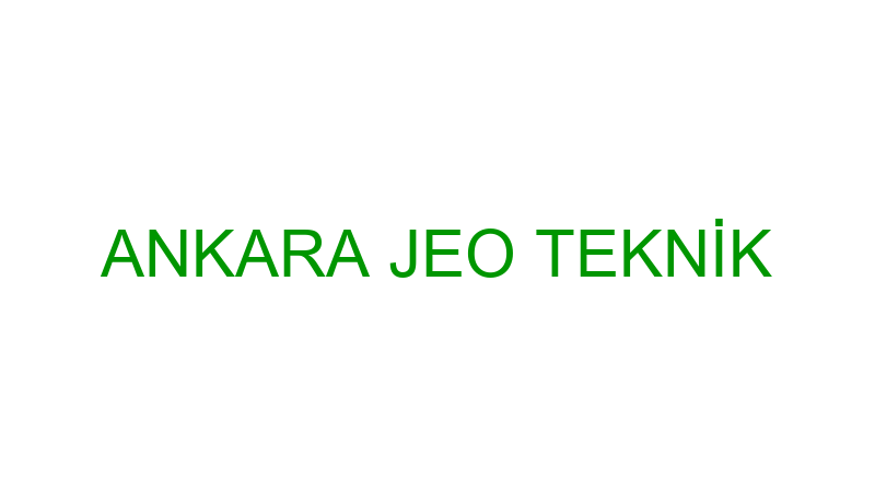 ANKARA JEO TEKNİK