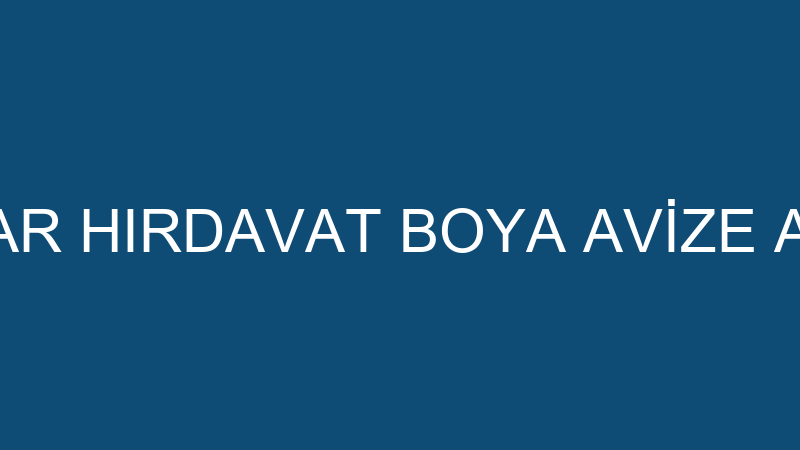 ERDOĞANLAR HIRDAVAT BOYA AVİZE AYDINLATMA