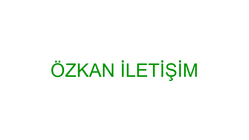ÖZKAN İLETİŞİM