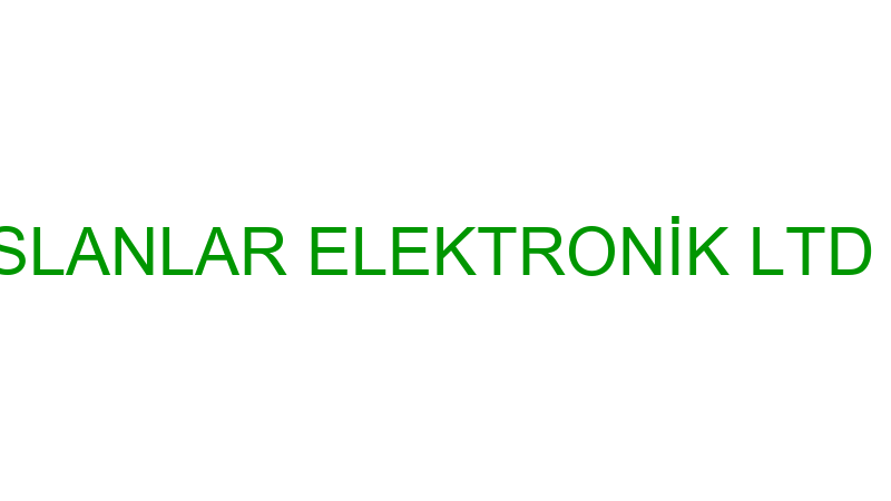 ARSLANLAR ELEKTRONİK LTD ŞTİ