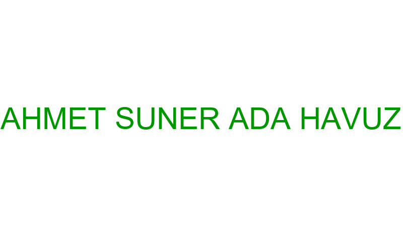 AHMET SUNER ADA HAVUZ