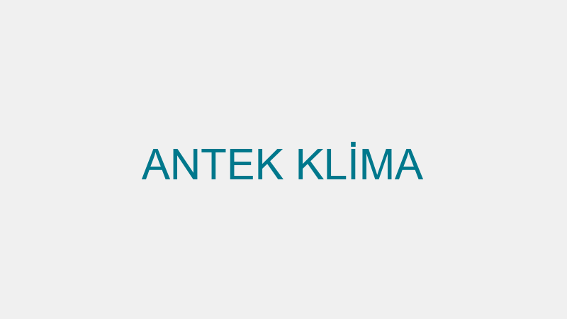 ANTEK KLİMA