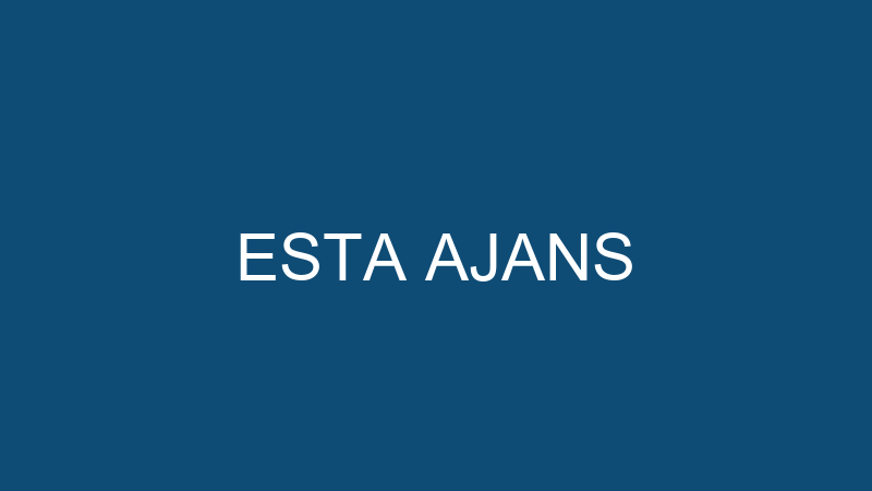 ESTA AJANS