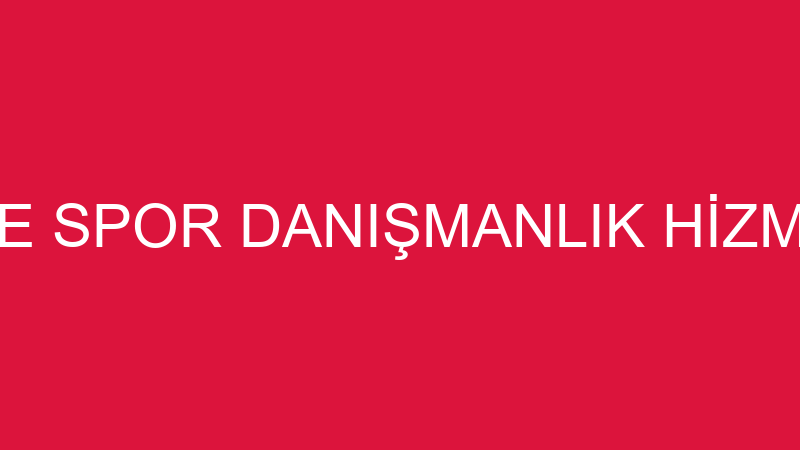 LOBA FUTBOL VE SPOR DANIŞMANLIK HİZMETLERİ ANONİM