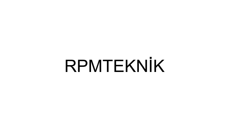 RPMTEKNİK