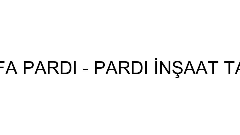 MUSTAFA PARDI - PARDI İNŞAAT TAAHHÜT