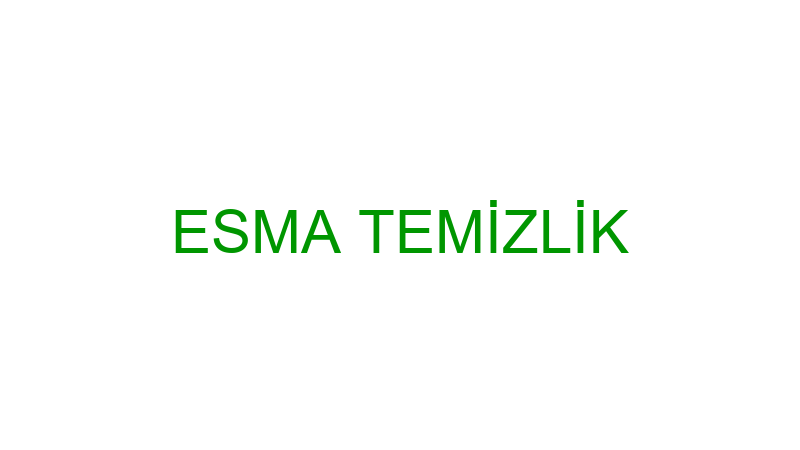 ESMA TEMİZLİK