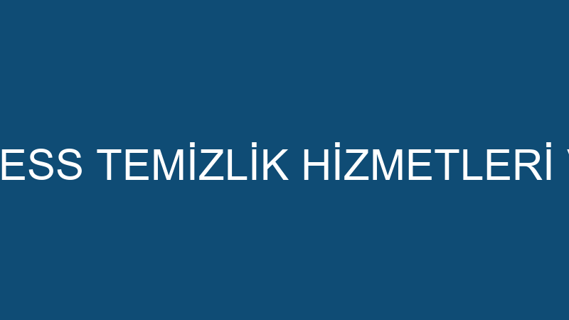 ÖZYÜREK EXPRESS TEMİZLİK HİZMETLERİ VE HALI YIKAMA