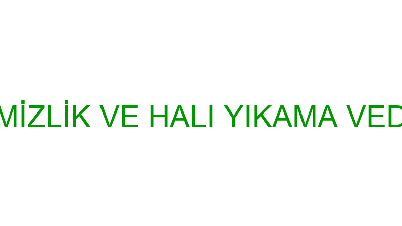 GÖRKEN TEMİZLİK VE HALI YIKAMA VEDAT GÖRKEN