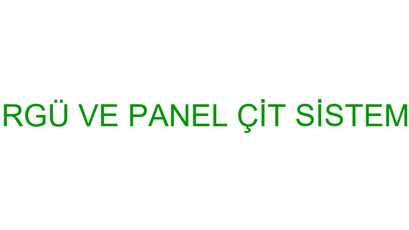 HAS ÇİT TEL ÖRGÜ VE PANEL ÇİT SİSTEMLERİ (Sezer Gö
