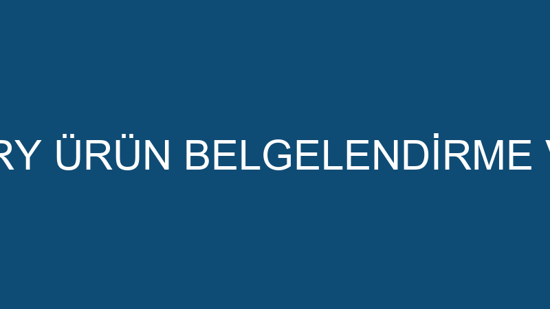 TIBBİCE REGİSTRY ÜRÜN BELGELENDİRME VE DANIŞMANLIK
