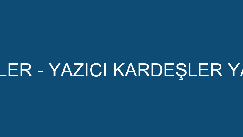 YAZICI KARDEŞLER - YAZICI KARDEŞLER YAPI MALZEMELE