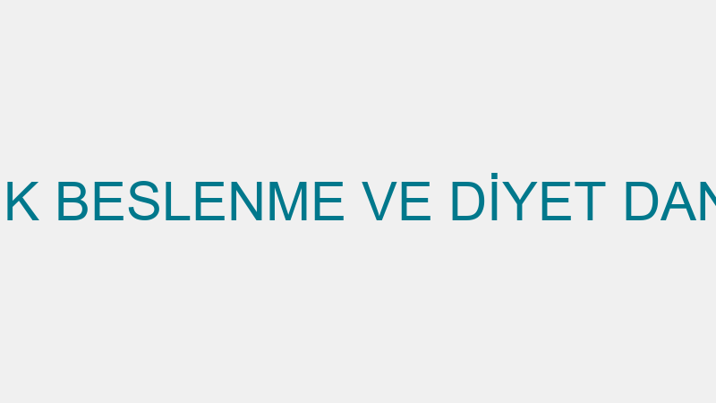 MERVE ARIK BESLENME VE DİYET DANIŞMANLIĞI