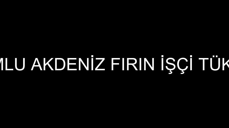 SINIRLI SORUMLU AKDENİZ FIRIN İŞÇİ TÜK. KOOPERATİF