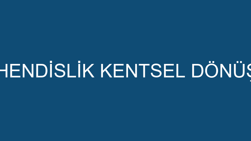 ELİBOLLAR MÜHENDİSLİK KENTSEL DÖNÜŞÜM (Mustafa Eli