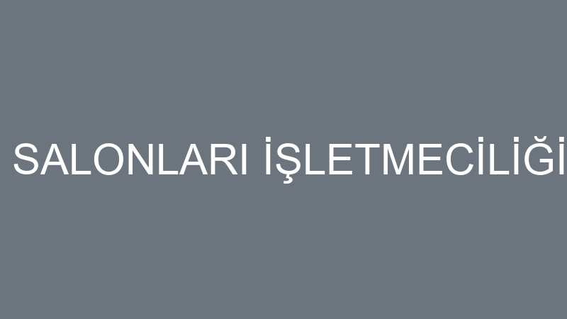 M.O.S.T. SPOR SALONLARI İŞLETMECİLİĞİ TİCARET VE S - Green Turkey Öğrenci̇ Hi̇zmetleri̇ Ve Genel Ti̇caret L -  