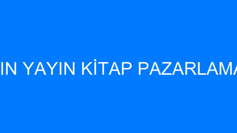 YÜZDE İKİ BASIN YAYIN KİTAP PAZARLAMA SANAYİ VE Tİ