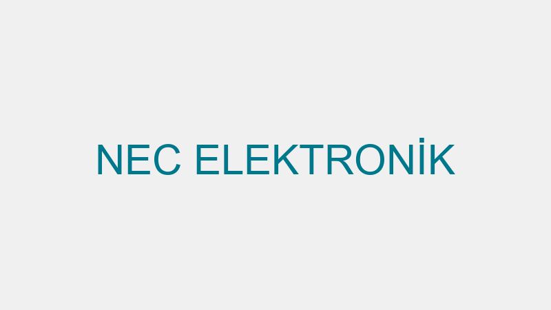 Nec Elektroni̇k