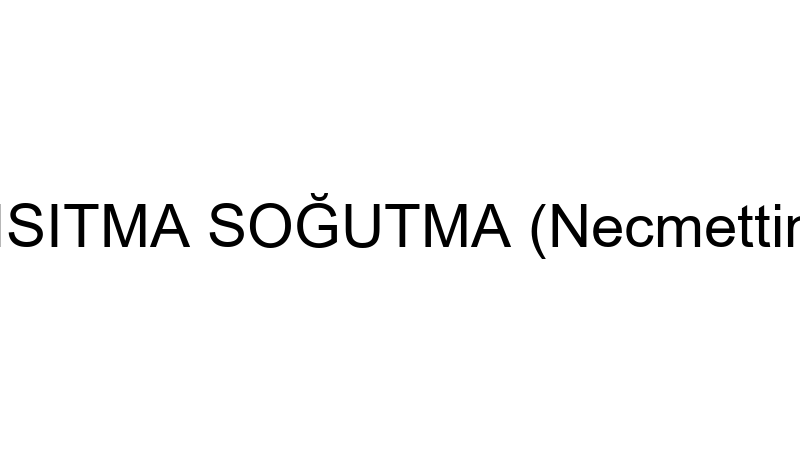 Önen Isıtma Soğutma (Necmetti̇n Önen)