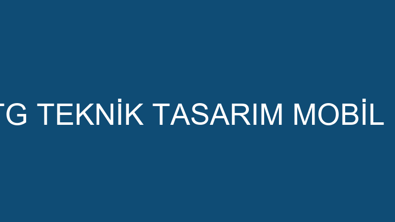 Btg Tekni̇k - Btg Tekni̇k Tasarım Mobi̇l Modüler Sahn