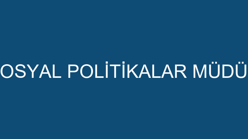 İzmi̇r Ai̇le Ve Sosyal Poli̇ti̇kalar Müdürlüğü - Engel