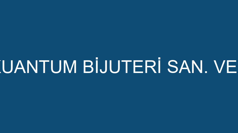 Craftsy - Kuantum Bi̇juteri̇ San. Ve Ti̇c.ltd.şti̇.