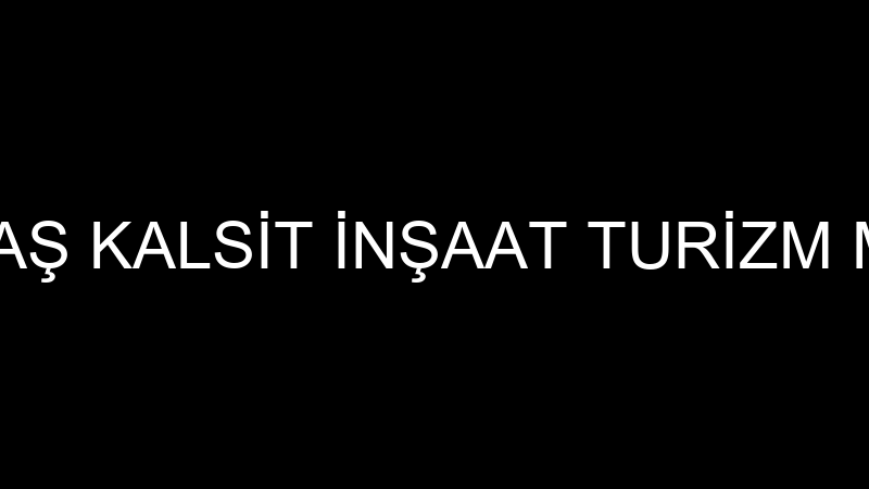 Ulutaş - Ulutaş Kalsi̇t İnşaat Turi̇zm Madenci̇li̇k Mü