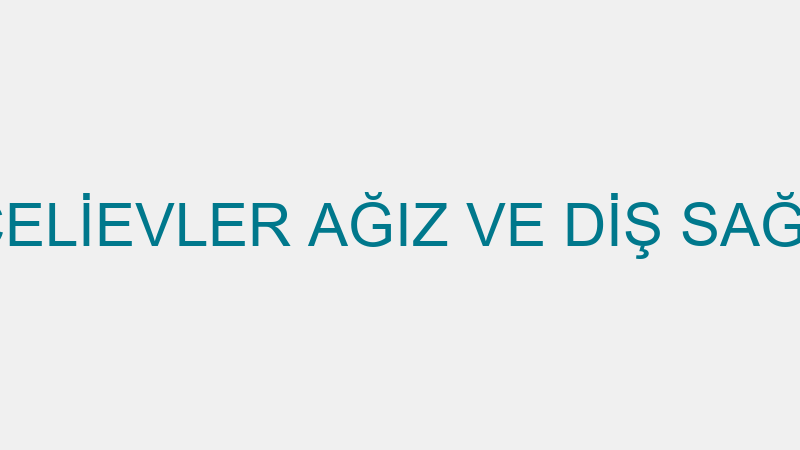 T.c.s.b. Bahçeli̇evler Ağız Ve Di̇ş Sağlığı Merkezi̇