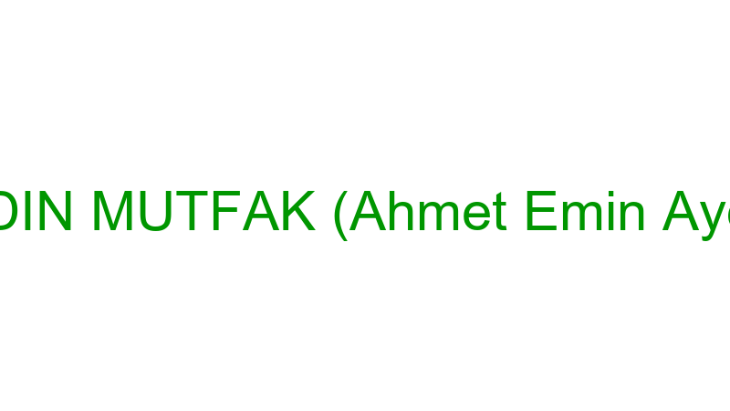 Aydın Mutfak (Ahmet Emi̇n Aydın)