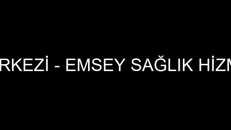 Eeg Çeki̇m Merkezi̇ - Emsey Sağlık Hi̇zmetleri̇ Ve İşl
