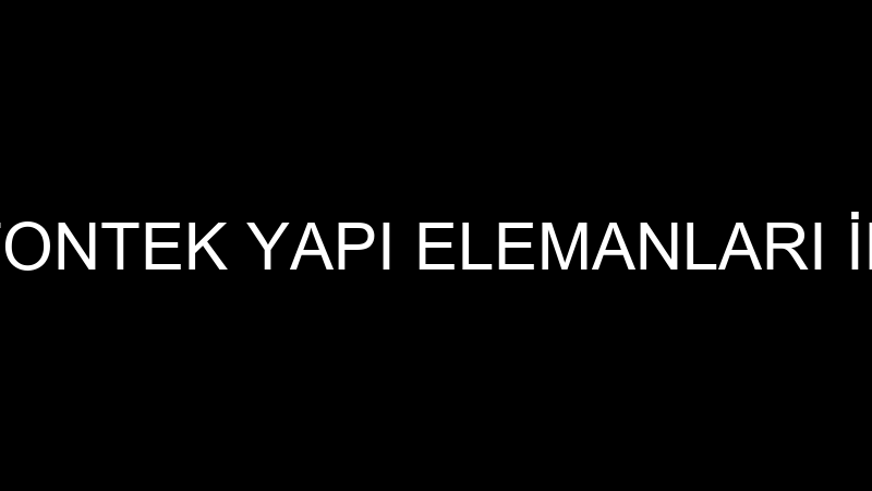 Tekbeton - Betontek Yapı Elemanları İnşaat Taahhüt