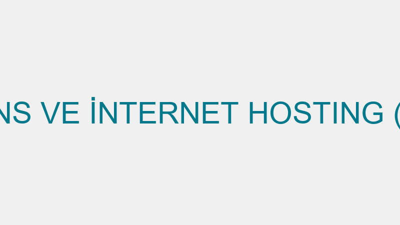 Host Ajans Ve İnternet Hostıng (İlker Turan)