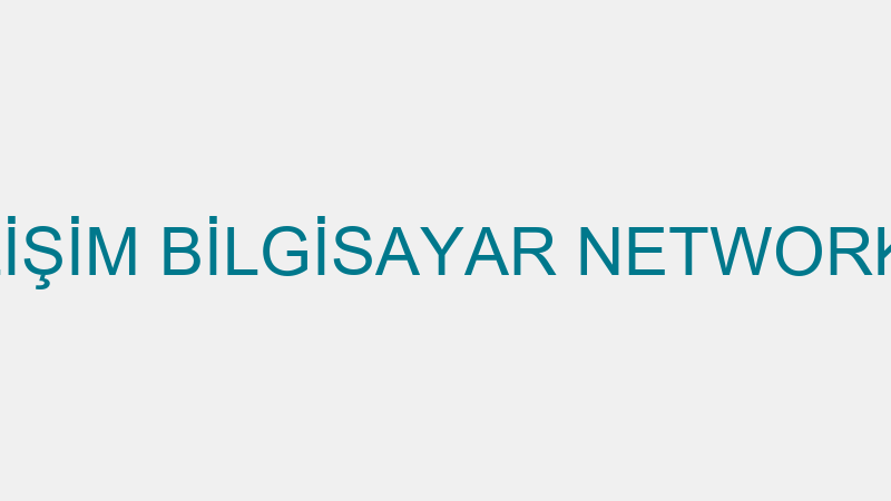 Gen Si̇stem Bi̇li̇şi̇m Bi̇lgi̇sayar Network Donanım Yazı