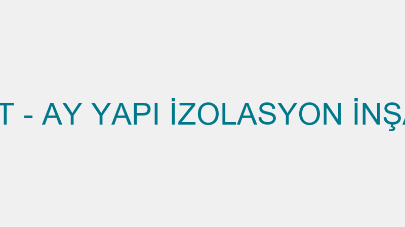 Yardımcı Sac - Yardımcı Sac Yalıtım İnşaat Malzeme