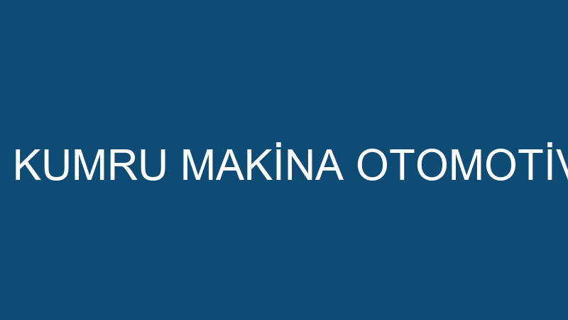Kumas - Kumas Kumru Maki̇na Otomoti̇v San. Ve Ti̇c.lt