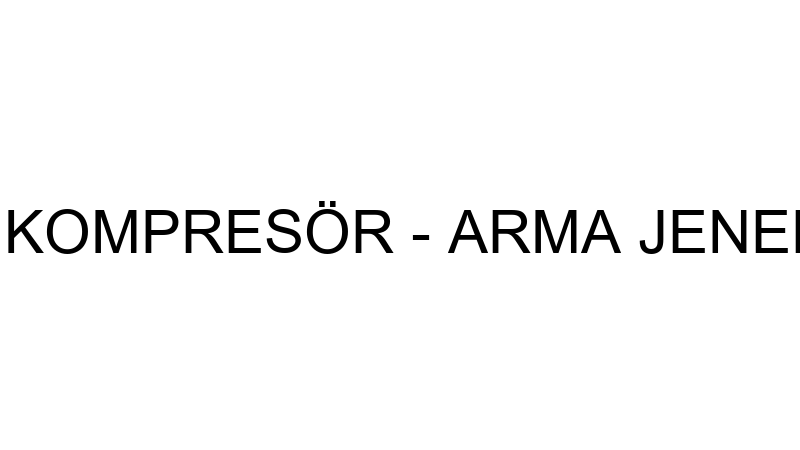 Arma Jeneratör Kompresör - Arma Jeneratör Kompresö