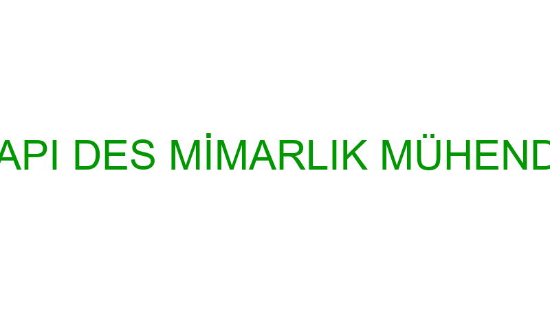 Que Parke - Yapı Des Mi̇marlık Mühendi̇sli̇k İnşaat S