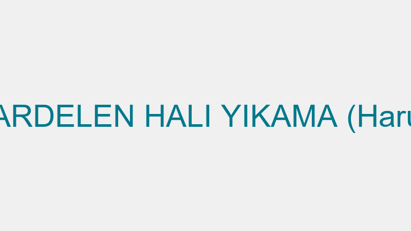 Kayseri̇ Kardelen Halı Yıkama (Harun Pi̇şgi̇ntaş)