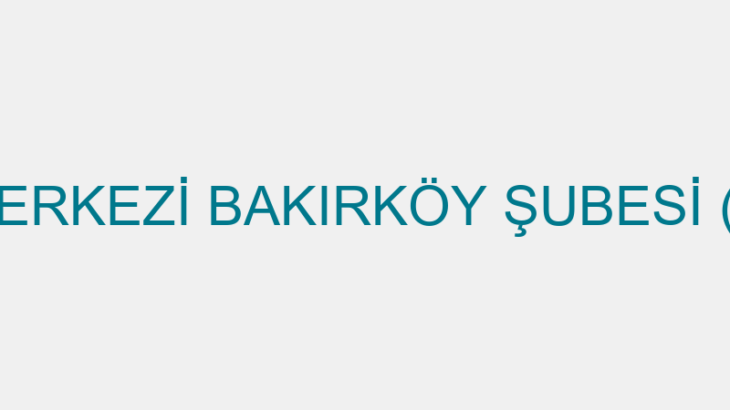 Bulut Etüt Merkezi̇ Bakırköy Şubesi̇ (Mehmet İhsan B