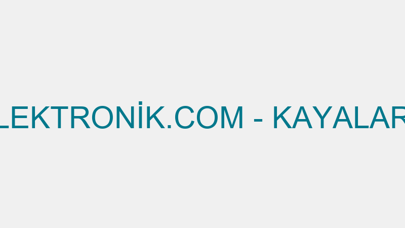 Www.kayalarelektroni̇k.com - Kayalar Elektroni̇k Bi̇l