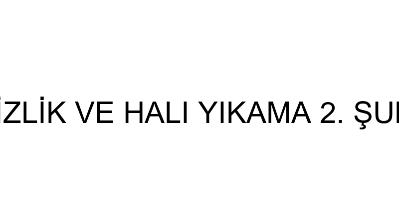 Cantaş Temi̇zli̇k Ve Halı Yıkama 2. Şube (Hasi̇p Akta