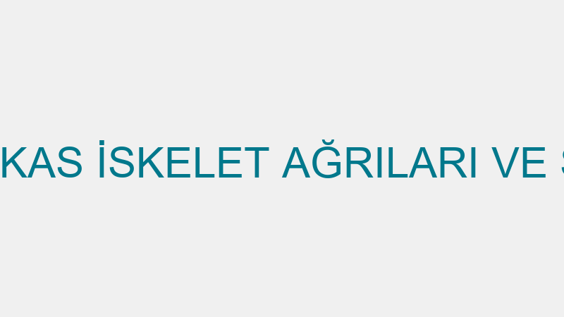 Cavi̇t Mecli̇si̇ Kas İskelet Ağrıları Ve Spor Sakatla